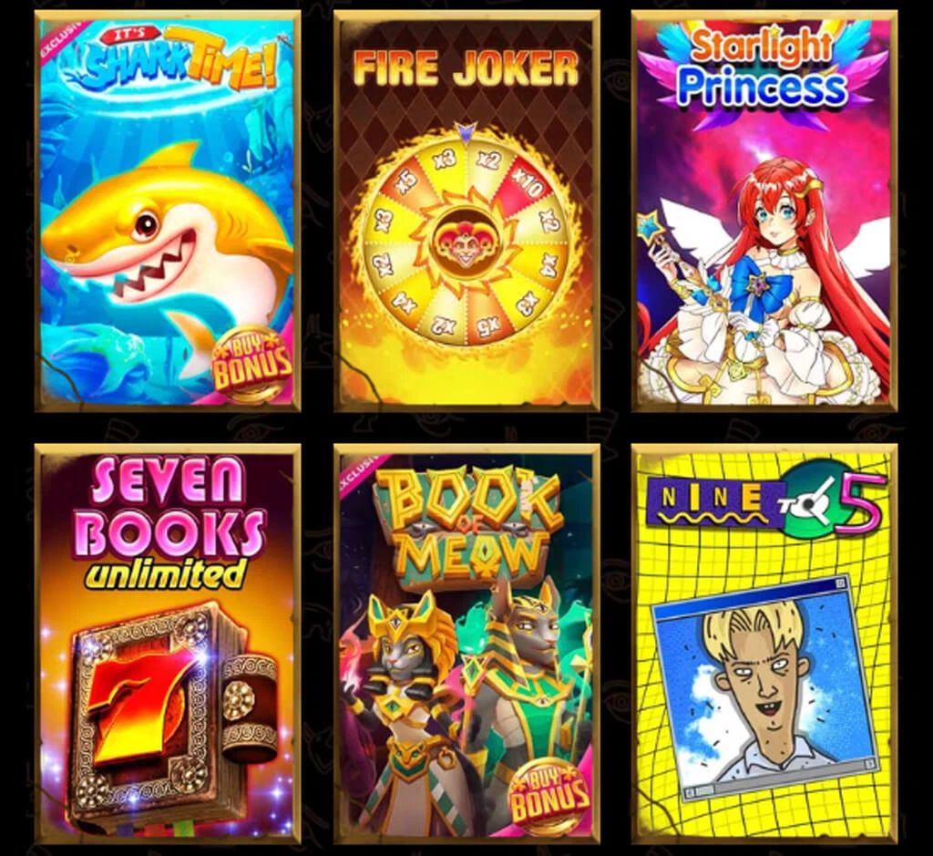 AmunRa slots on desktop